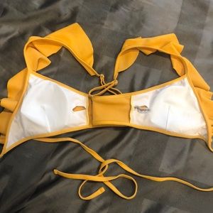 Zaful Swim Nwt Mustard Yellow Bikini Top Poshmark